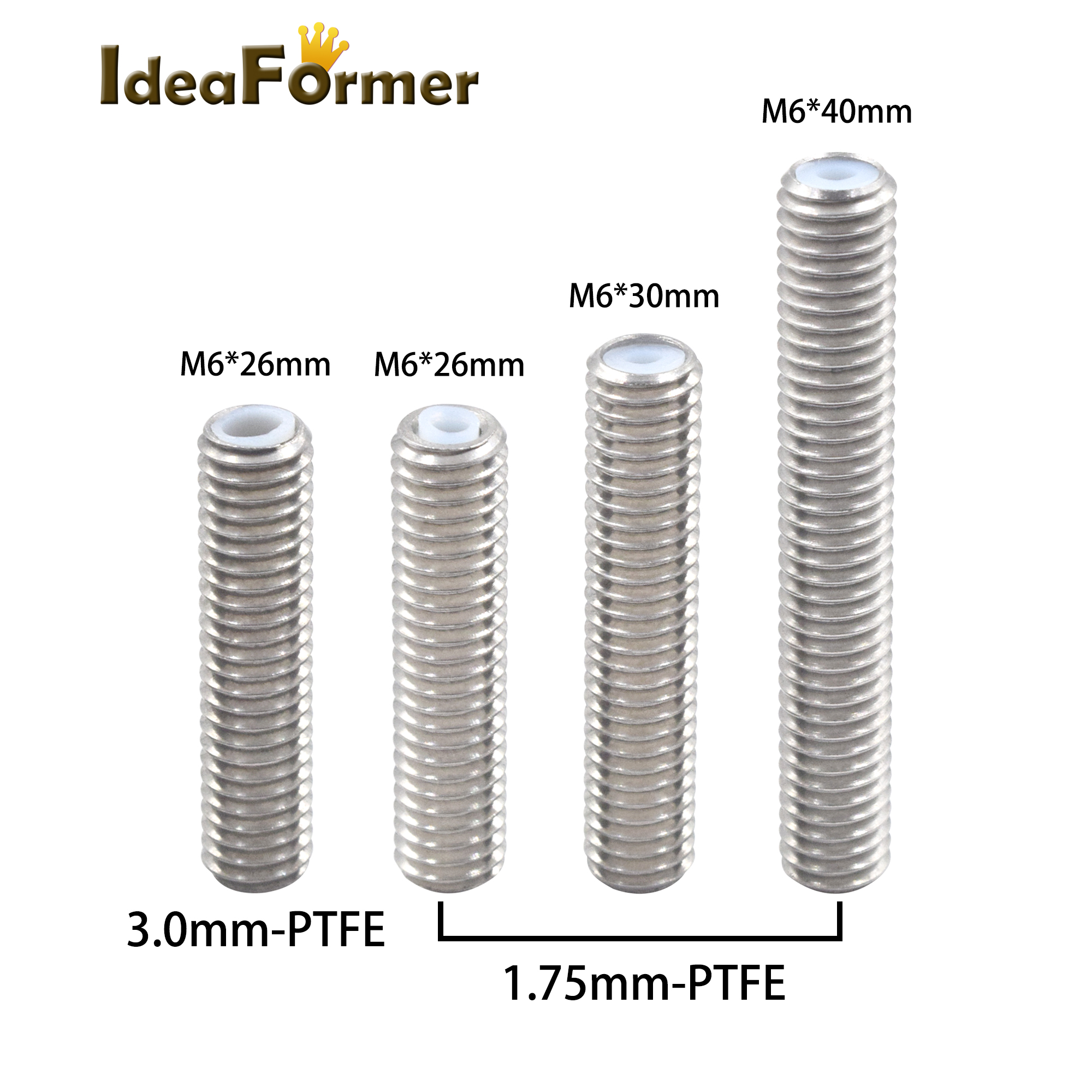 Ptfe Tape Thread - 5pcs 3D Printer Stainless Steel Heat