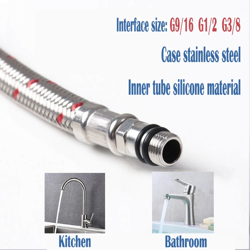 2PCS 60cm Flexible Plumbing Pi – Flexible Hose Braided Bewertung und Preis