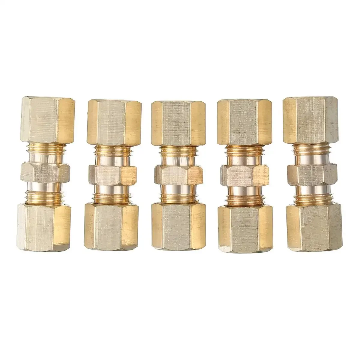 5pcs Brass Brake Line Union Fi – Compression Fitting Brass Bewertung und Preis
