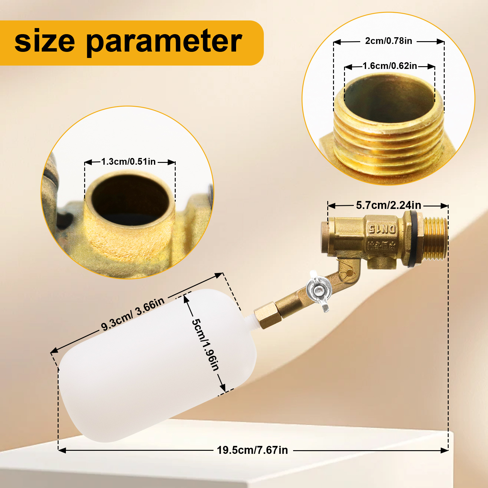 1/2 Inch Copper Calve Float Ba – Float Ball Valve Bewertung und Preis