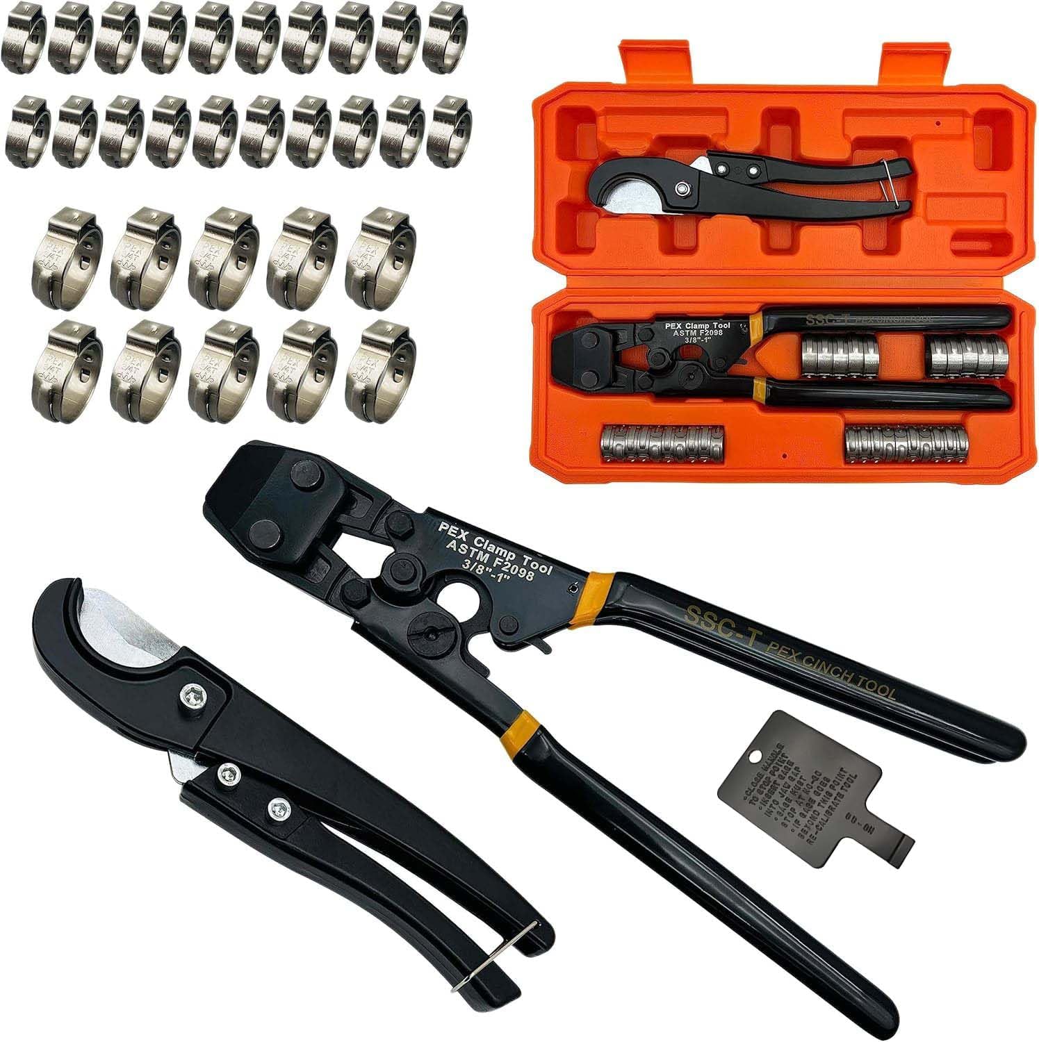 PEX Pipe Clamp Crimping Tool w – Pipe Cutter Ratchet Bewertung und Preis