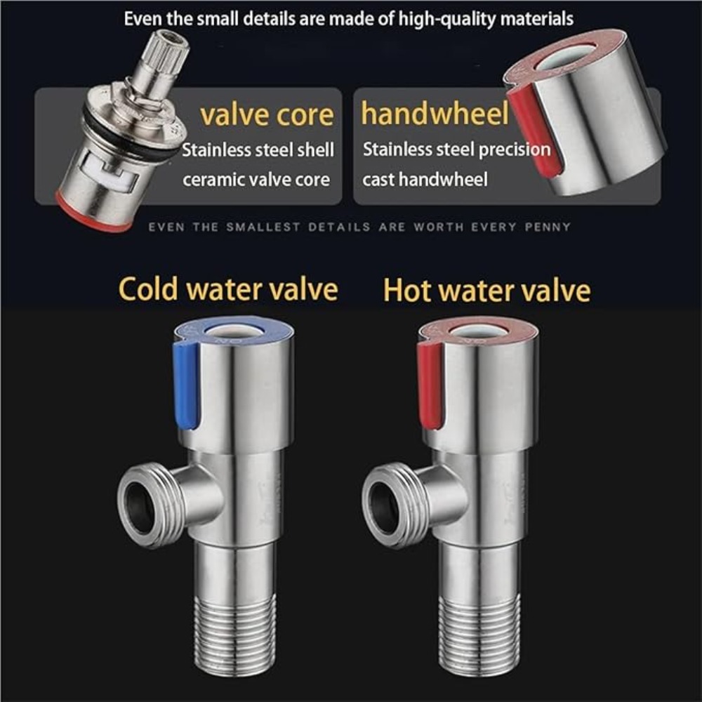 Stainless Steel Hot Cold Inlet – Toilet Fill Valve Bewertung und Preis
