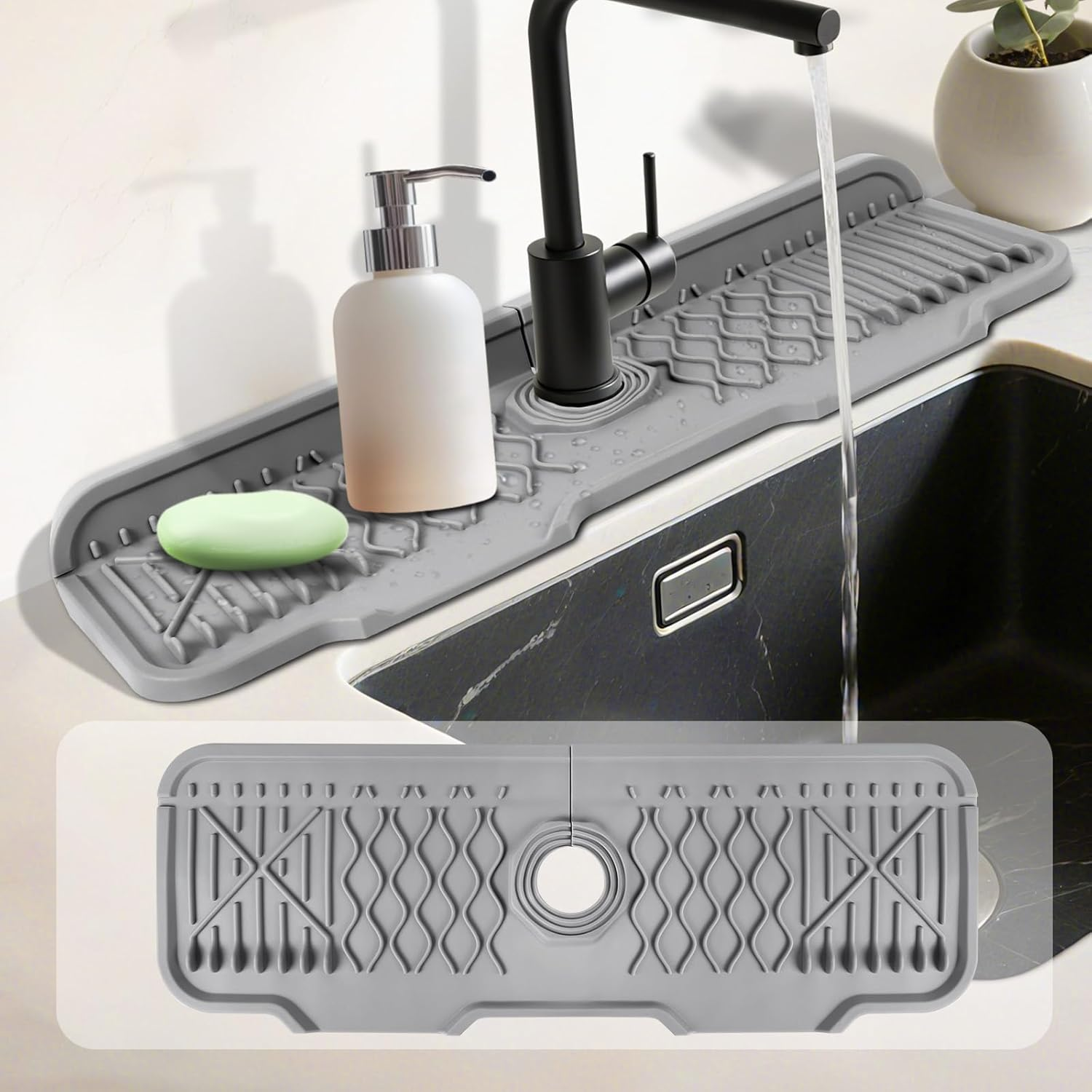 Kitchen sink splash guard, sil – Silicone Tap Washer Bewertung und Preis