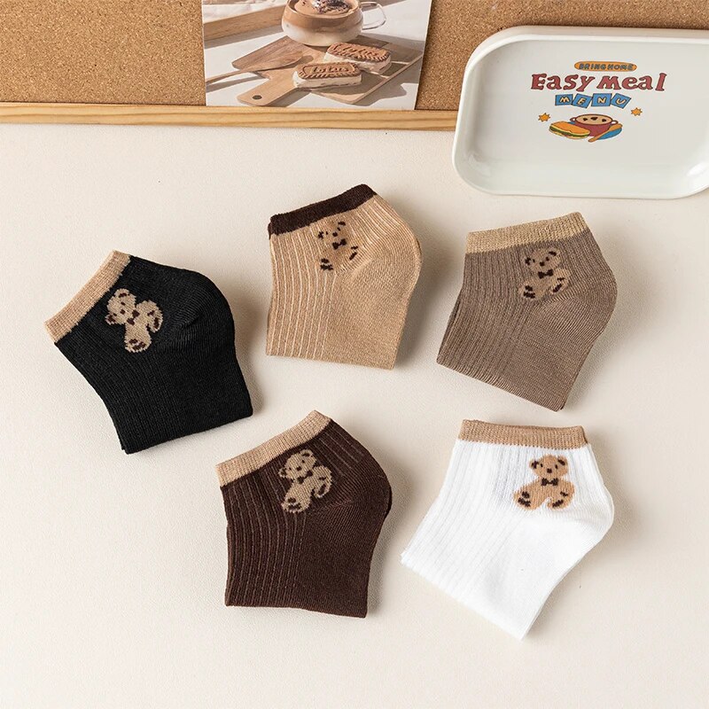 5 Pairs of Cute Teddy Bear WOM – Pipe Bending Spring Bewertung und Preis