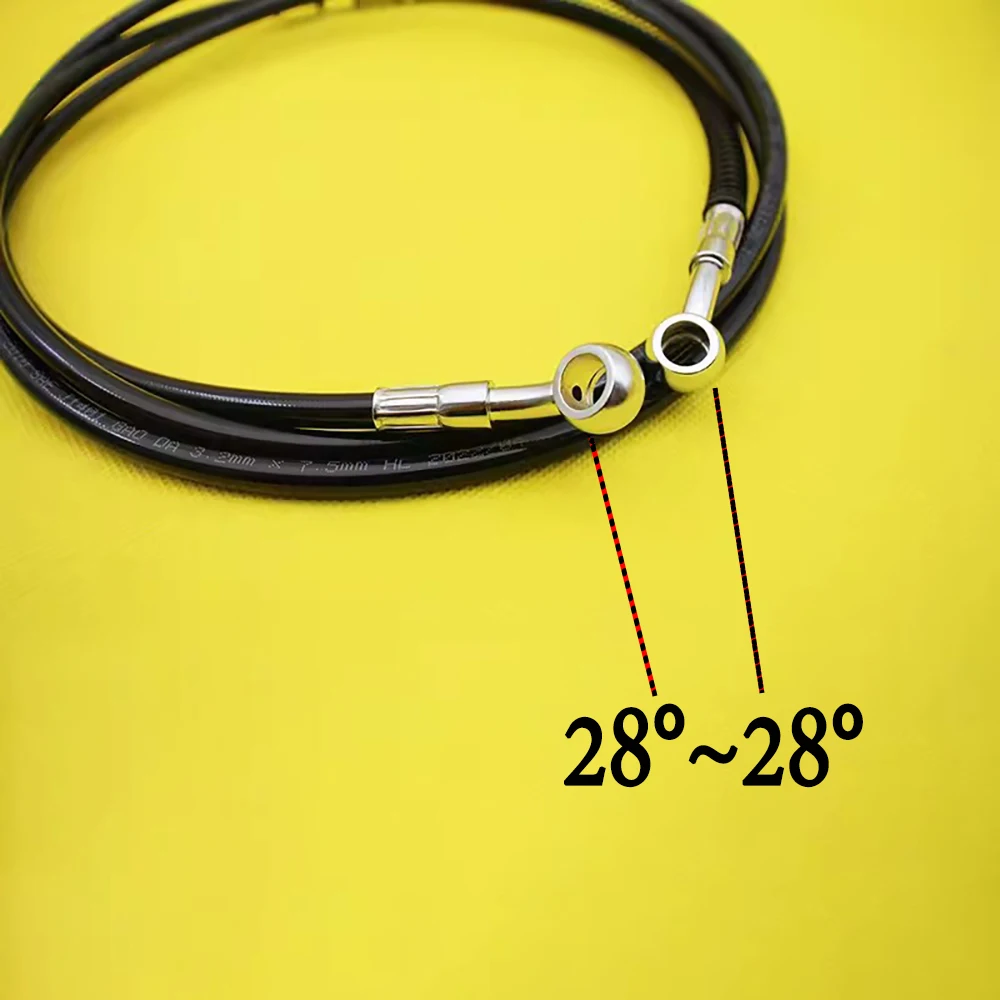 10cm~500cm Motorcycle Brake Cl – Flexible Hose Braided Bewertung und Preis