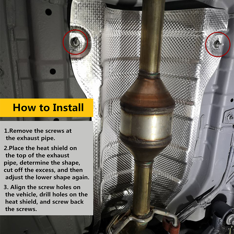 Car Embossed Aluminum Heat Shi – Pipe Freeze Spray Bewertung und Preis