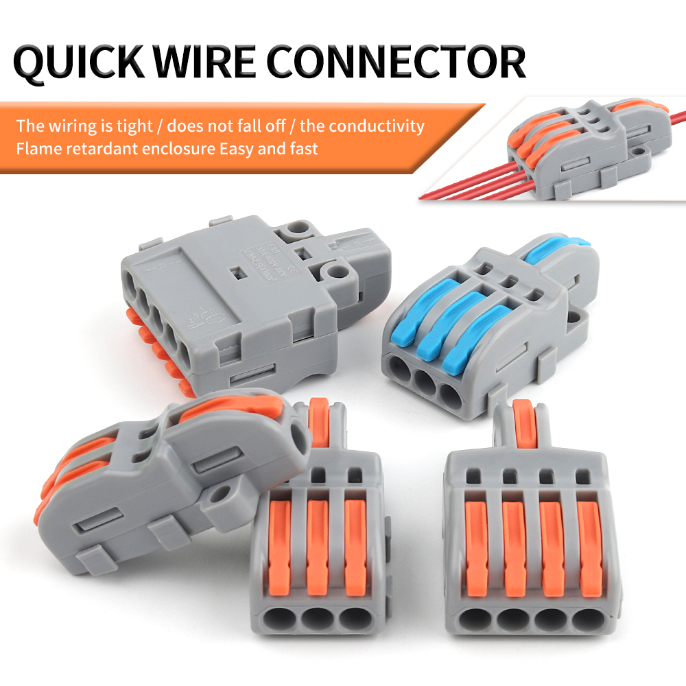 10/100PCS Electrical Cable Con – Push Fit Connector Bewertung und Preis
