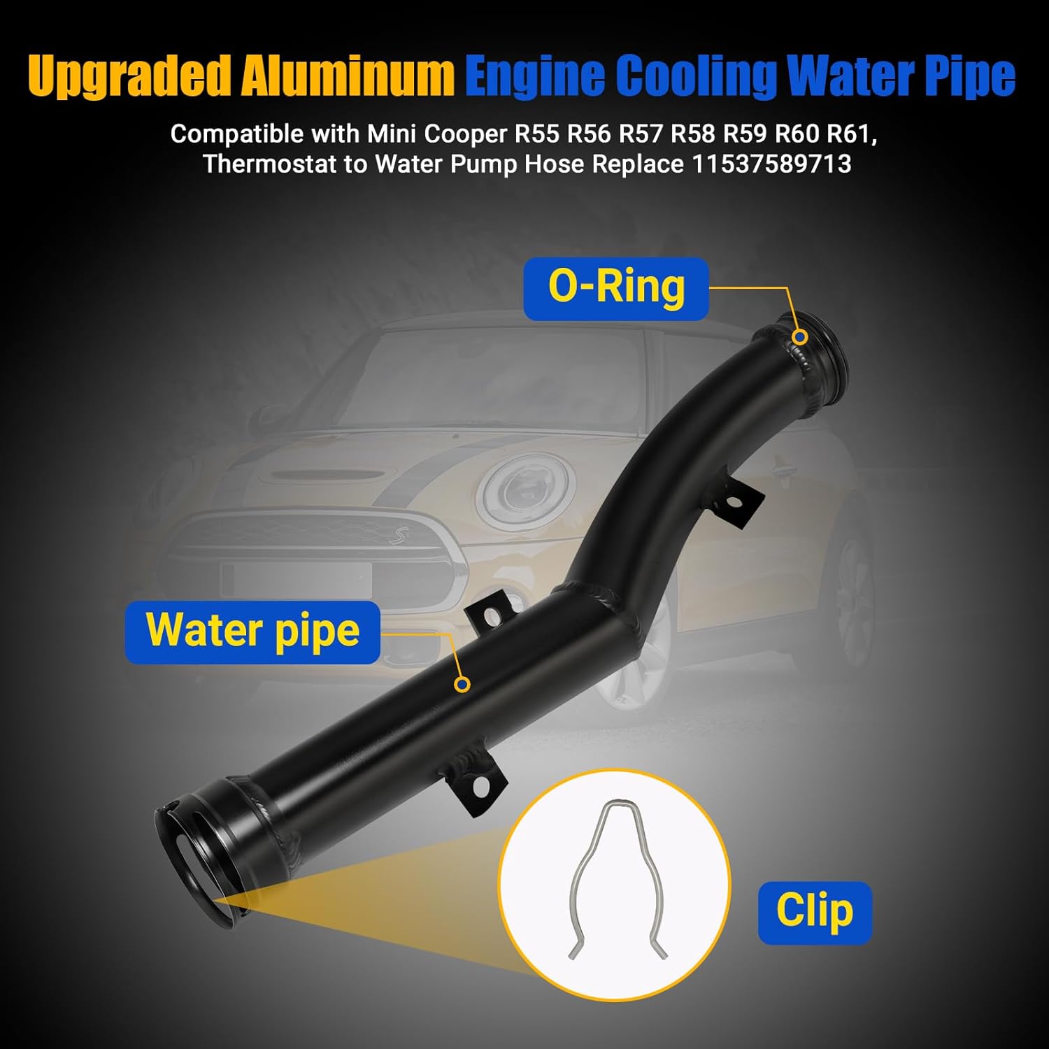 Car Engine Coolant Water Pump  – Plastic Pipe Clip Bewertung und Preis