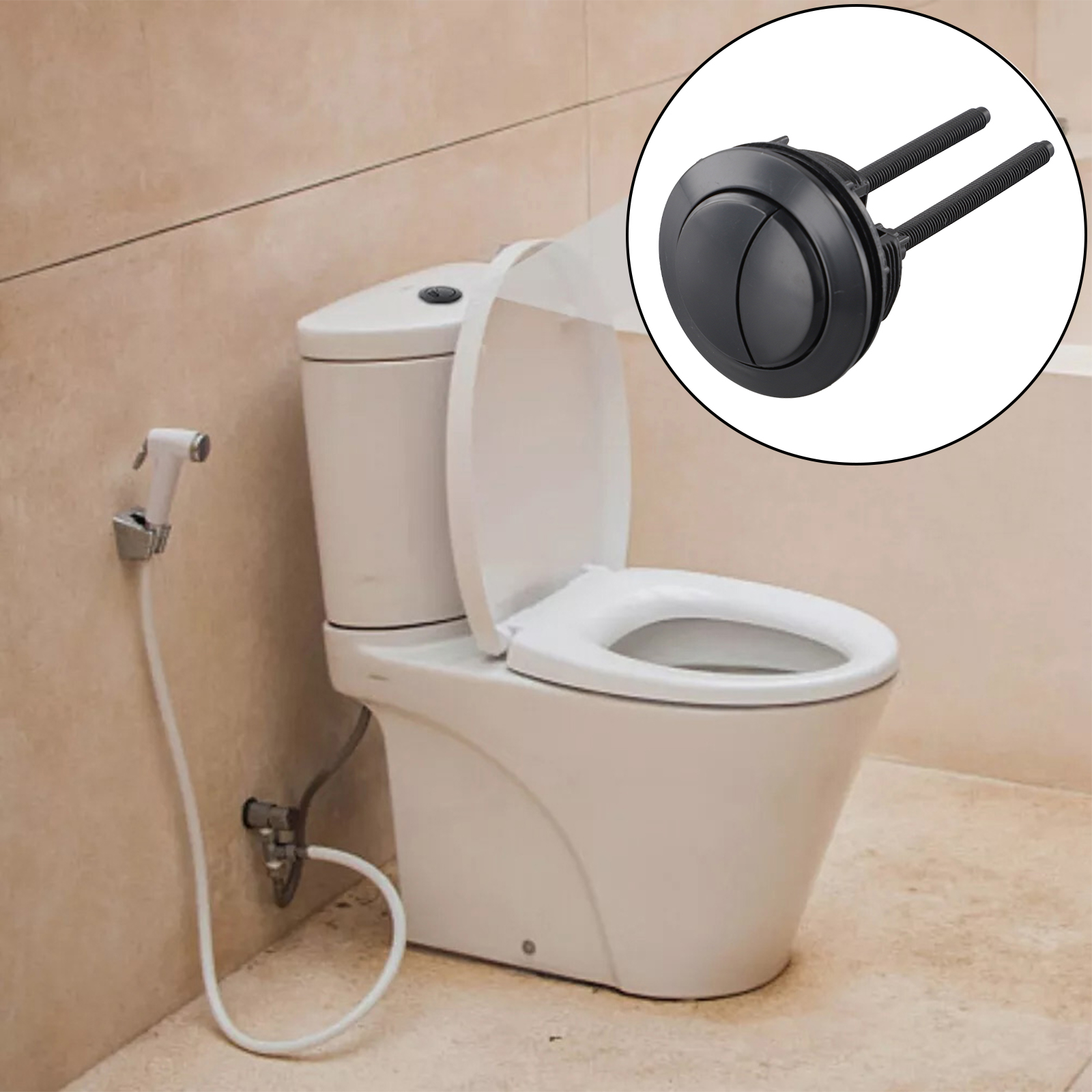Black Toilet Flush Button 38mm – Toilet Fill Valve Bewertung und Preis