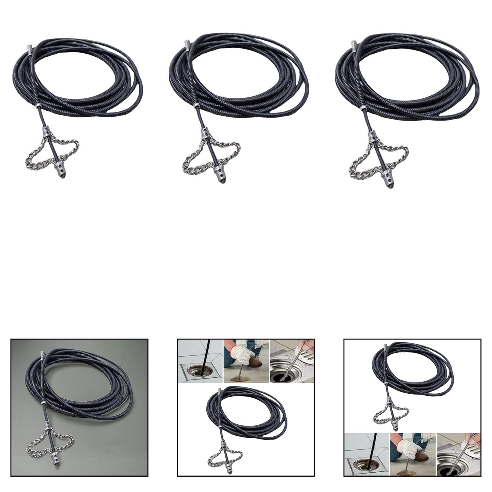 Plumbing Snake Metal Drain Cle – Drain Snake Flexible Bewertung und Preis
