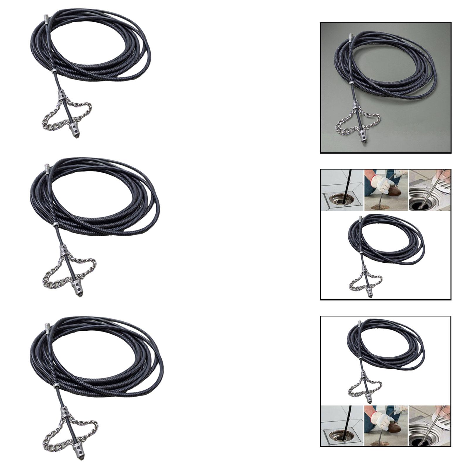 Plumbing Snake Metal Drain Cle – Drain Snake Flexible Bewertung und Preis