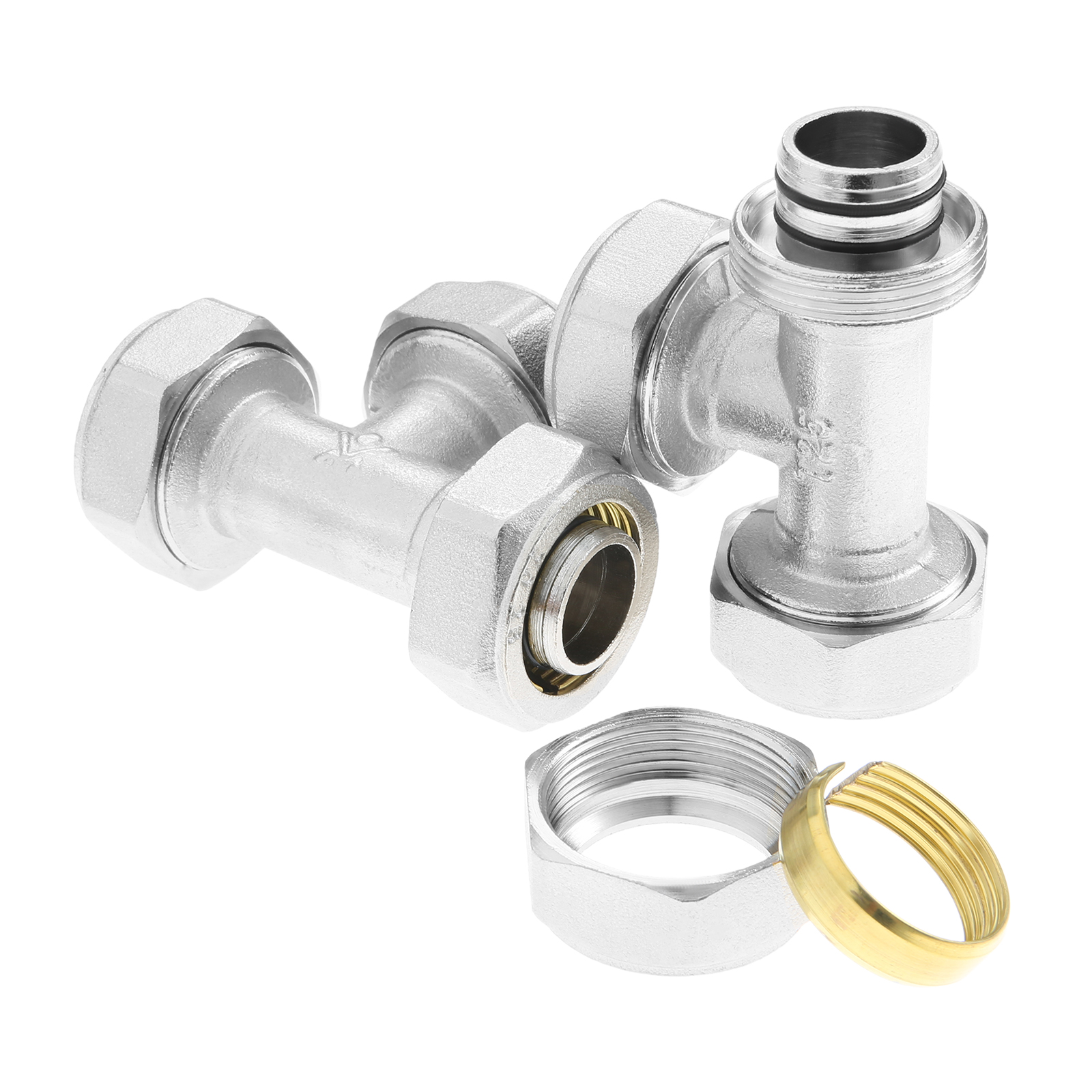 2Pcs 3/4’’ Tee Air Line Fittin – Compression Fitting Brass Bewertung und Preis