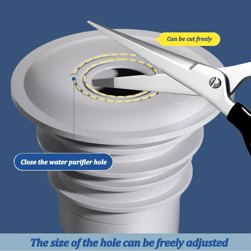 Silicone Bathroom Sewer Seal R – Drain Pipe Clip Bewertung und Preis