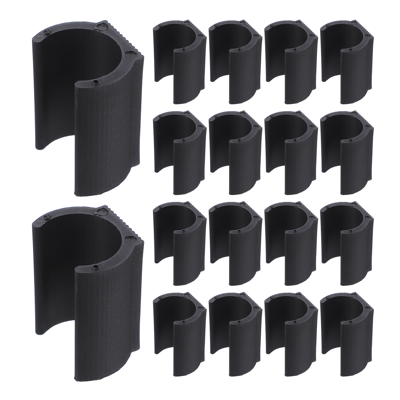 20Pcs Chair Pipe Clamp Black P – Plastic Pipe Clip Bewertung und Preis