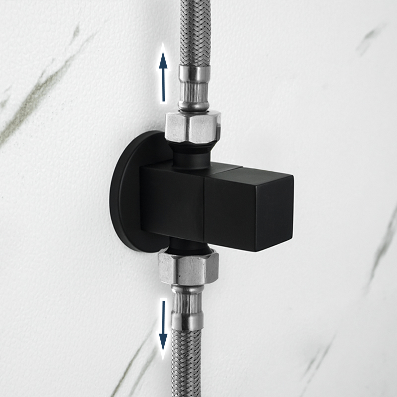 Brass Angle Valve Chrome Black – Toilet Fill Valve Bewertung und Preis